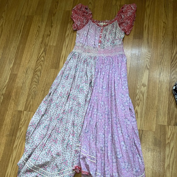 Loveshackfancy Ren Dress in Strawberry Melange Size Medium - Picture 3 of 16